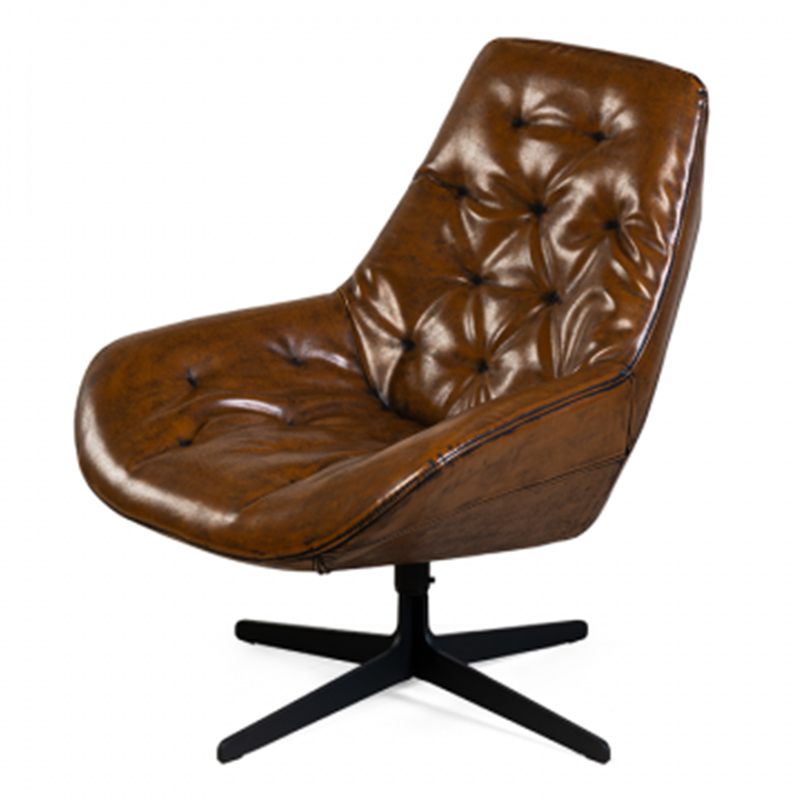 Кресло Meylin Capitone Chair Коричневый Кресло Meylin Capitone Chair Коричневый в Грозном | Loft Concept
