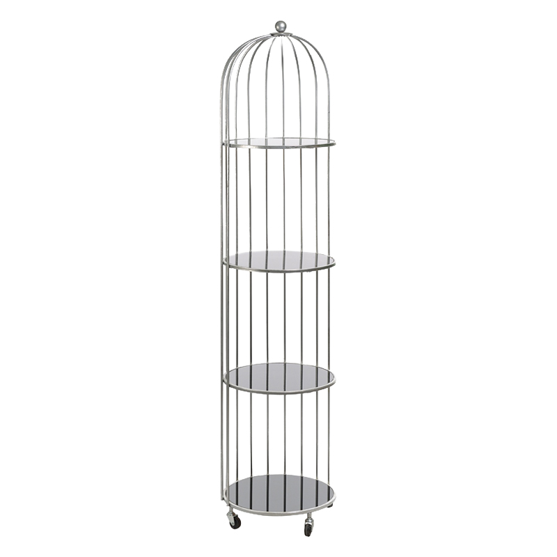 Стеллаж Cage Rack Silver Серебряный Стеллаж Cage Rack Silver Серебряный в Грозном | Loft Concept