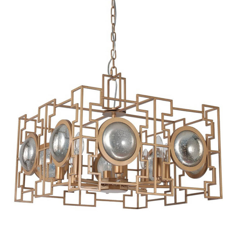 Люстра Ulisses Chandelier Золотой Люстра Ulisses Chandelier Золотой в Грозном | Loft Concept