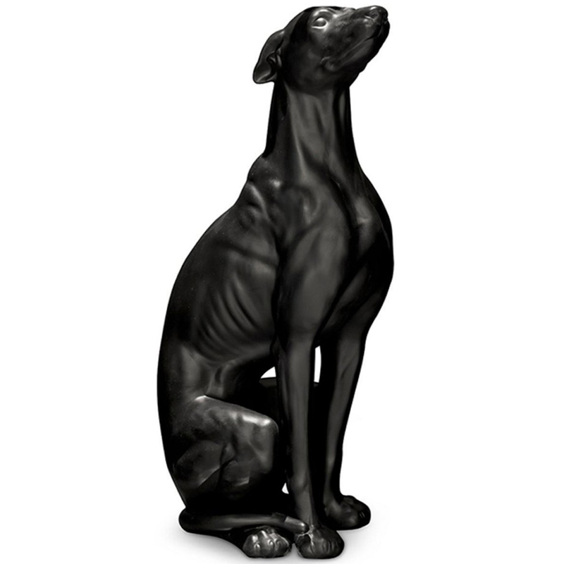 Статуэтка Abhika Greyhound Bisc. Black Черный Статуэтка Abhika Greyhound Bisc. Black Черный в Грозном | Loft Concept