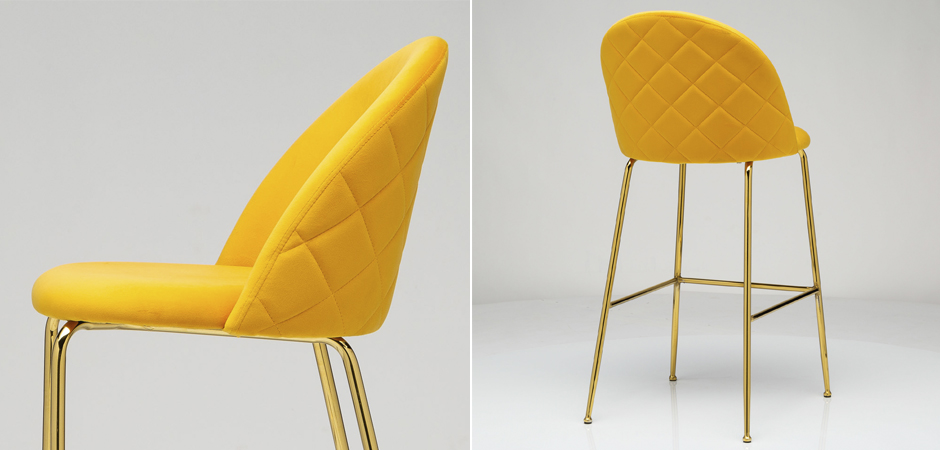 Барный стул Vendramin Bar Stool yellow Барный стул Vendramin Bar Stool yellow - Loft-Concept в Грозном