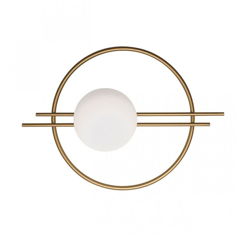 Бра Balance Beads Libra Gold 40 см Белый Золотой Бра Balance Beads Libra Gold 40 см Белый Золотой в Грозном | Loft Concept