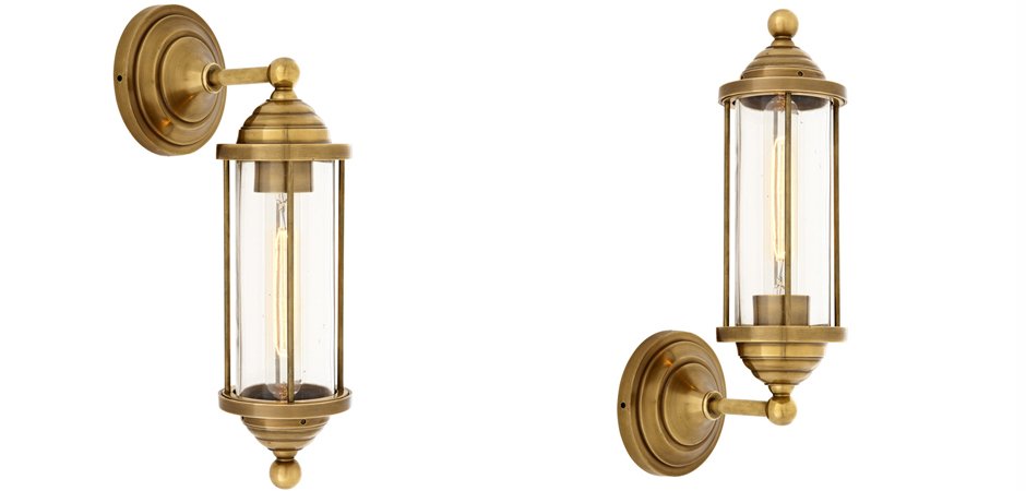 Бра Eichholtz Wall Lamp Clayton Brass Бра Eichholtz Wall Lamp Clayton Brass - Loft-Concept в Грозном