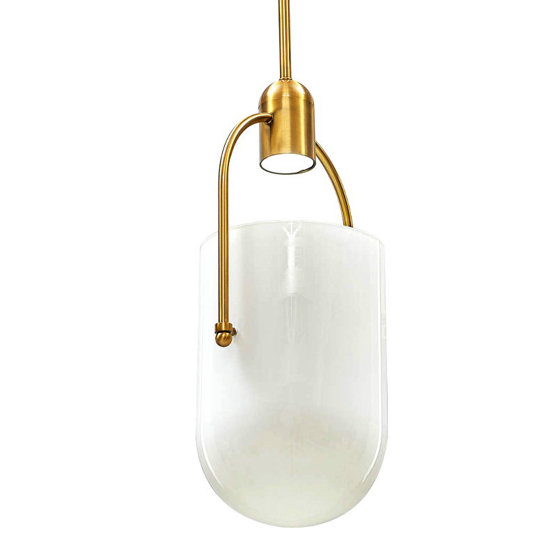 Подвесной светильник Allied Maker Hanging Lamp Золотой Белый Подвесной светильник Allied Maker Hanging Lamp Золотой Белый в Грозном | Loft Concept