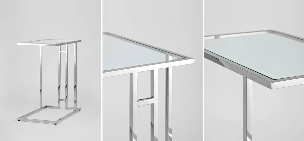 Стол приставной Lasker Milan Tables Silver - фото