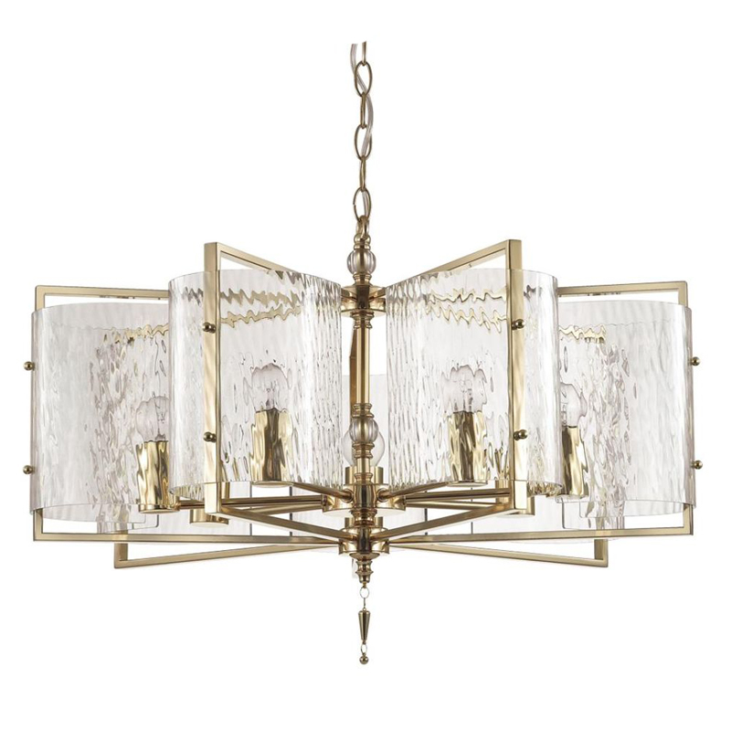 Люстра Karissa Gold Chandelier 65 Глянцевое золото Прозрачный (Transparent) Люстра Karissa Gold Chandelier 65 Глянцевое золото Прозрачный (Transparent) в Грозном | Loft Concept