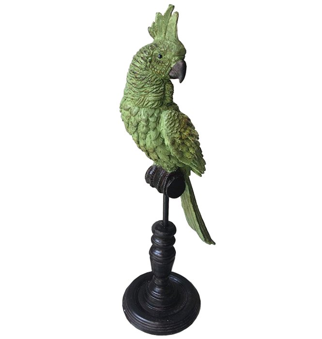 Статуэтка Green Parrots Зеленый Статуэтка Green Parrots Зеленый в Грозном | Loft Concept