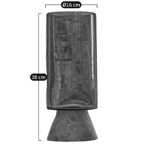 Высокая чаша из янтарного стекла Amber Marble Vase Высокая чаша из янтарного стекла Amber Marble Vase в Грозном