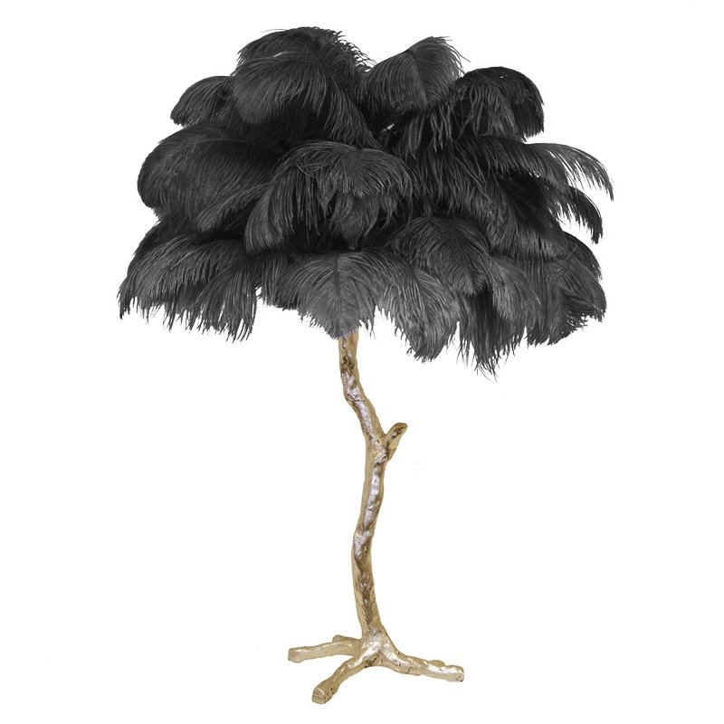 A MODERN GRAND TOUR Mini Feather Lamp  Розовый пастельный Белый Черный Сливовый (Plum) Латунь в Грозном | Loft Concept 
