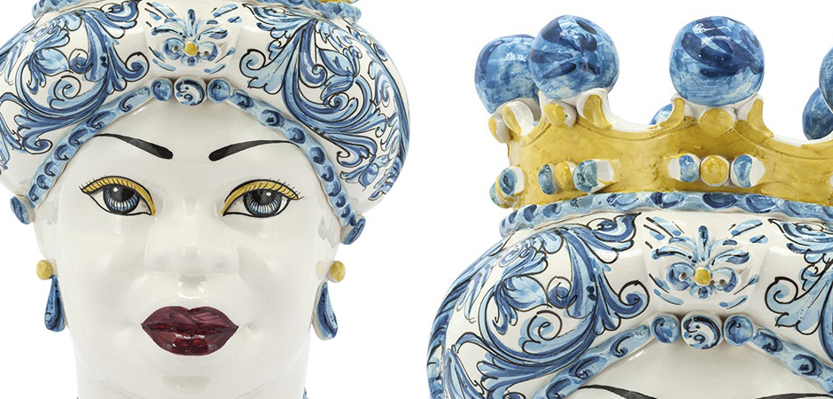 Ваза VASE MORO LADY CROWN blue Ваза VASE MORO LADY CROWN blue - Loft-Concept в Грозном
