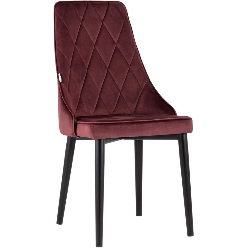 Стул Versailles Chair Цвет Винный Велюр Бургундский красный Черный Стул Versailles Chair Цвет Винный Велюр Бургундский красный Черный в Грозном | Loft Concept