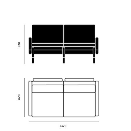 Диван PK31 2 Seat Диван PK31 2 Seat в Грозном