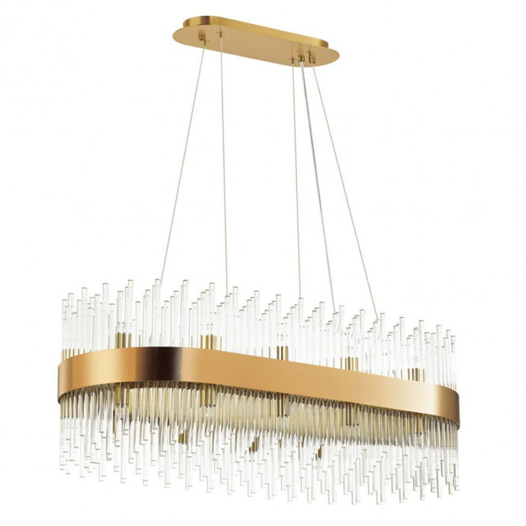 Люстра Nembus Chandelier Gold Oval Бронза Люстра Nembus Chandelier Gold Oval Бронза в Грозном | Loft Concept