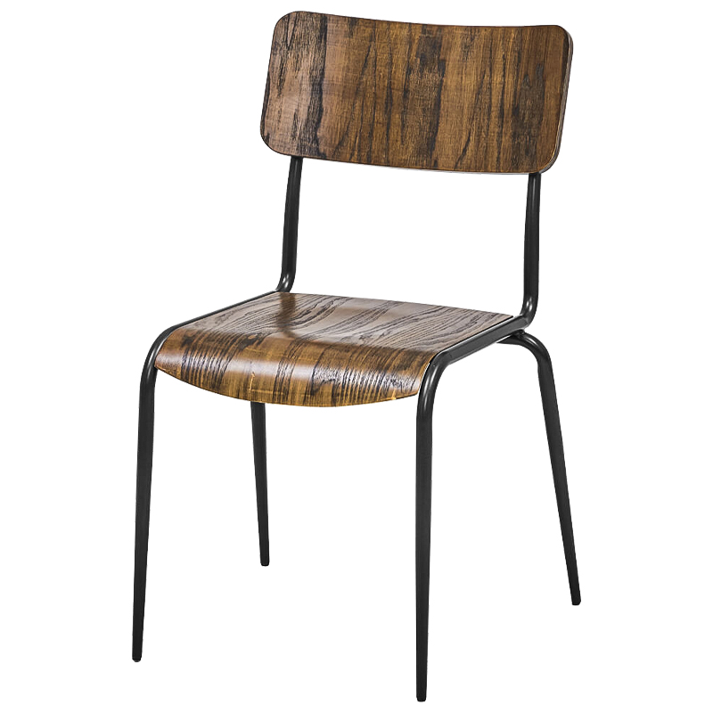 Стул Joshua Loft Stool II Коричневый Черный Стул Joshua Loft Stool II Коричневый Черный в Грозном | Loft Concept
