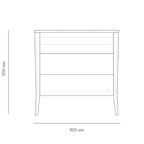Комод из массива дуба с 3-мя ящиками Tasteful Furniture Комод из массива дуба с 3-мя ящиками Tasteful Furniture в Грозном