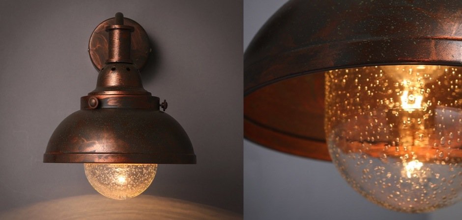 Настеный светильник Old Copper Bra Настеный светильник Old Copper Bra - Loft-Concept в Грозном