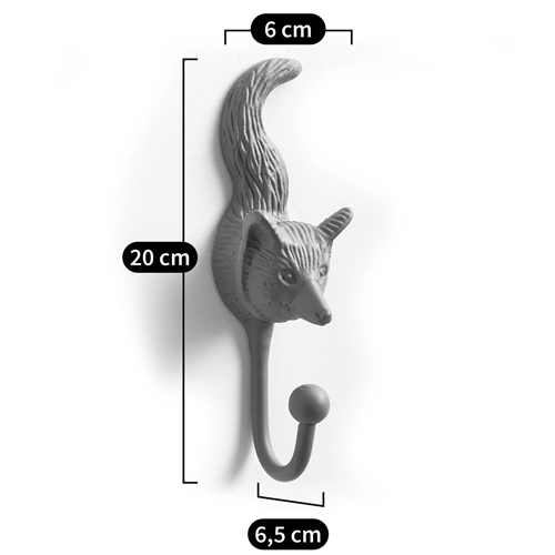 Настенный крючок лиса Fox Wall Hook Green Настенный крючок лиса Fox Wall Hook Green в Грозном