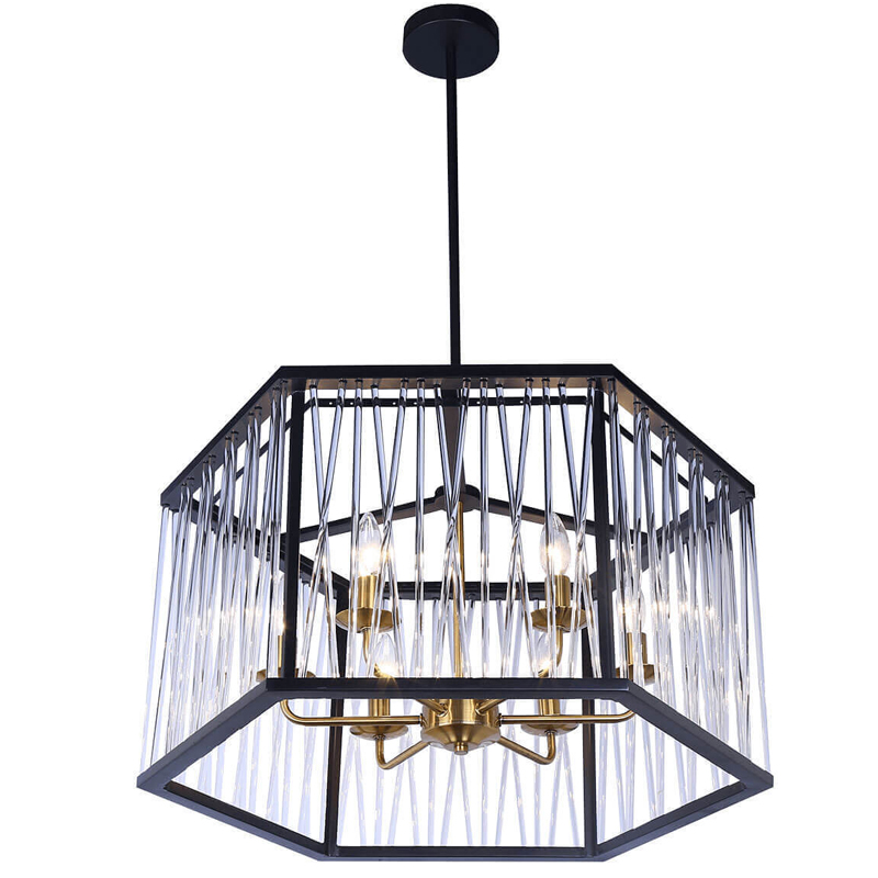Люстра Lamp Inside The Frame Черный Люстра Lamp Inside The Frame Черный в Грозном | Loft Concept
