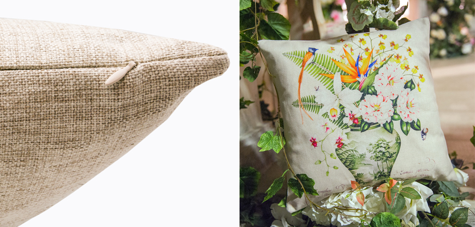 Декоративная подушка Bouquet with Strelitzia Pillow Декоративная подушка Bouquet with Strelitzia Pillow - Loft-Concept в Грозном
