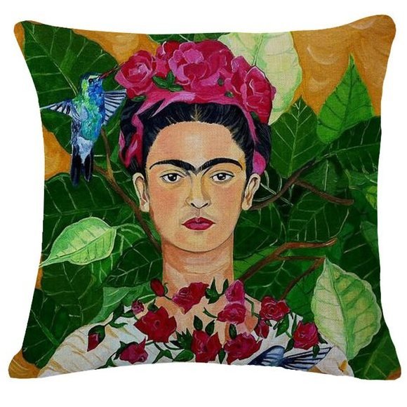 Декоративная подушка Frida Kahlo 4  в Грозном | Loft Concept 