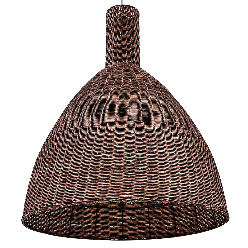 Подвесной светильник Wicker Bell 90 Бежево-серый Подвесной светильник Wicker Bell 90 Бежево-серый в Грозном | Loft Concept
