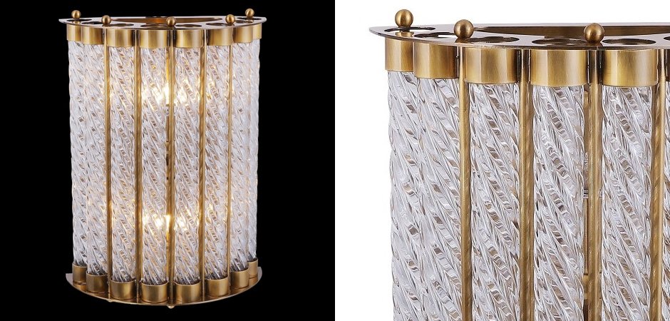 Бра Glass Spirals Sconces Бра Glass Spirals Sconces - Loft-Concept в Грозном