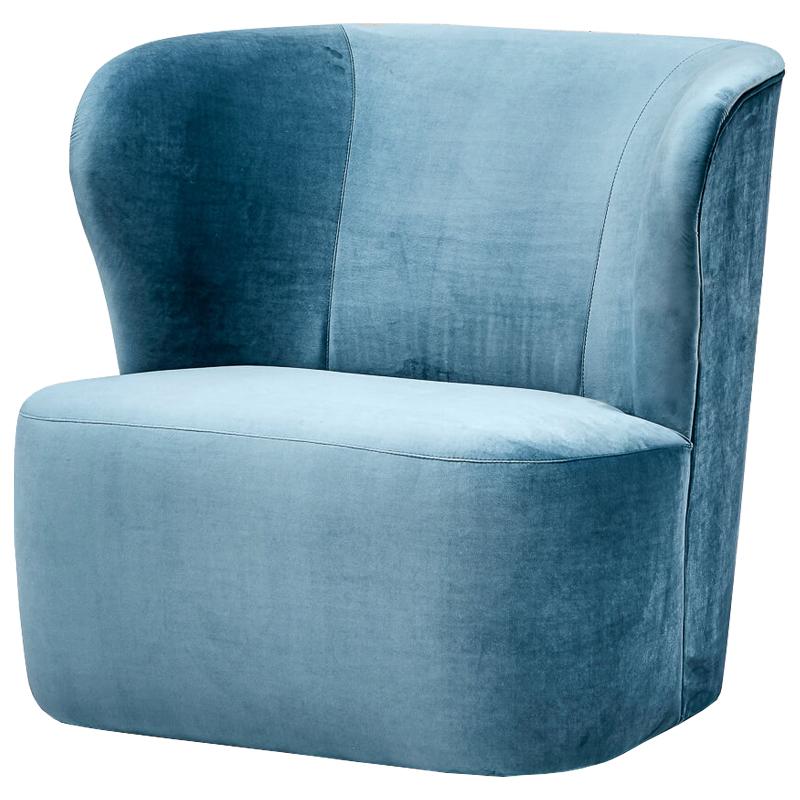 Кресло Hortense Chair Blue Голубой Кресло Hortense Chair Blue Голубой в Грозном | Loft Concept