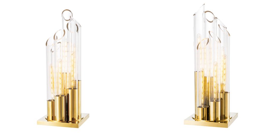 Настольная лампа Eichholtz Table Lamp Paradiso Gold - фото №1