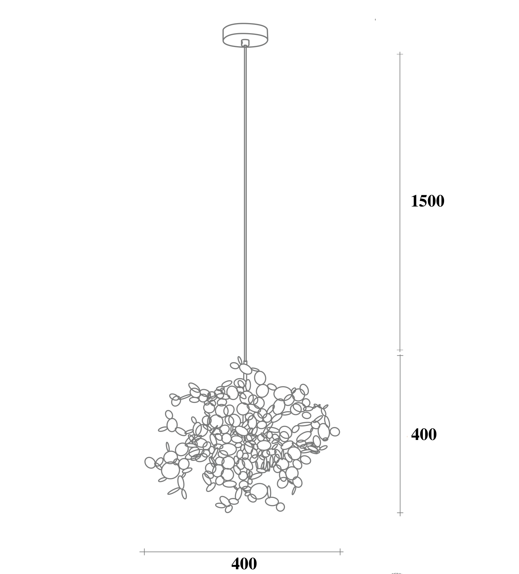 Люстра Terzani Argent Suspension Pendant lamp 40 Gold Люстра Terzani Argent Suspension Pendant lamp 40 Gold в Грозном