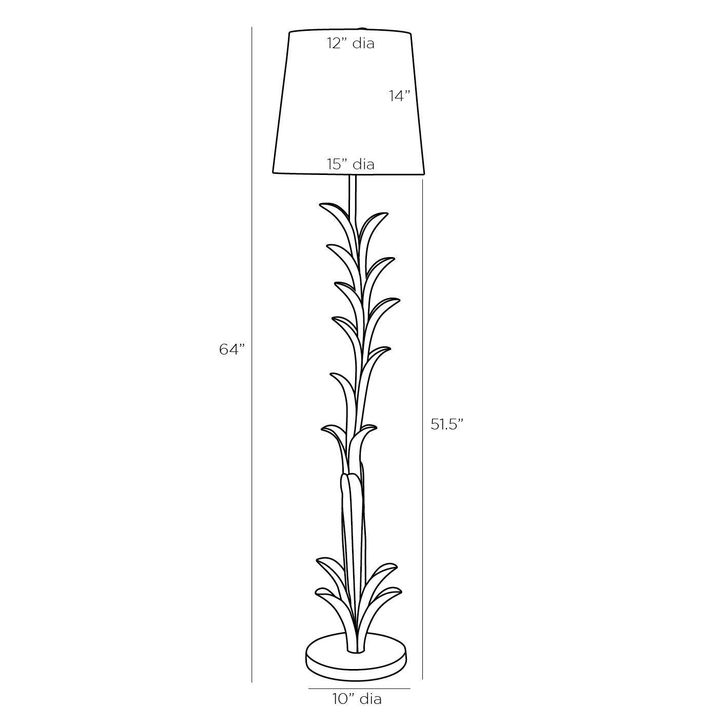 Торшер Arteriors ABBOTT FLOOR LAMP Торшер Arteriors ABBOTT FLOOR LAMP в Грозном