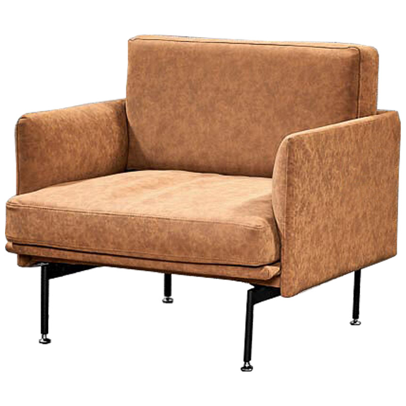 Кресло Dirceu Chair Карамель Черный Кресло Dirceu Chair Карамель Черный в Грозном | Loft Concept