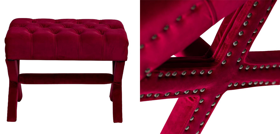 Пуф X Bench Capitone Ruby Пуф X Bench Capitone Ruby - Loft-Concept в Грозном