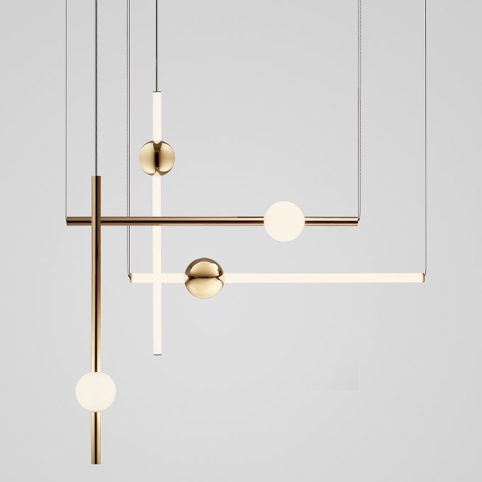 Подвесной светильник lee broom ORION GLOBE LIGHT 66 Глянцевое золото Белый Подвесной светильник lee broom ORION GLOBE LIGHT 66 Глянцевое золото Белый в Грозном | Loft Concept