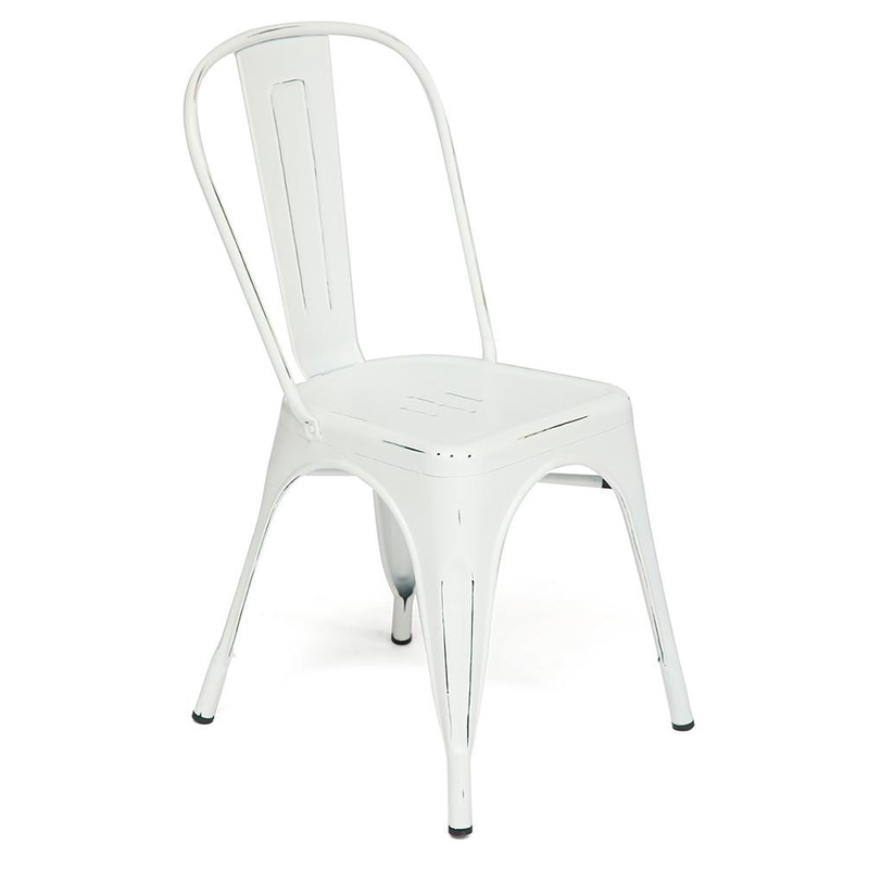 Стул Tolix butter white metal chair Молочный Стул Tolix butter white metal chair Молочный в Грозном | Loft Concept