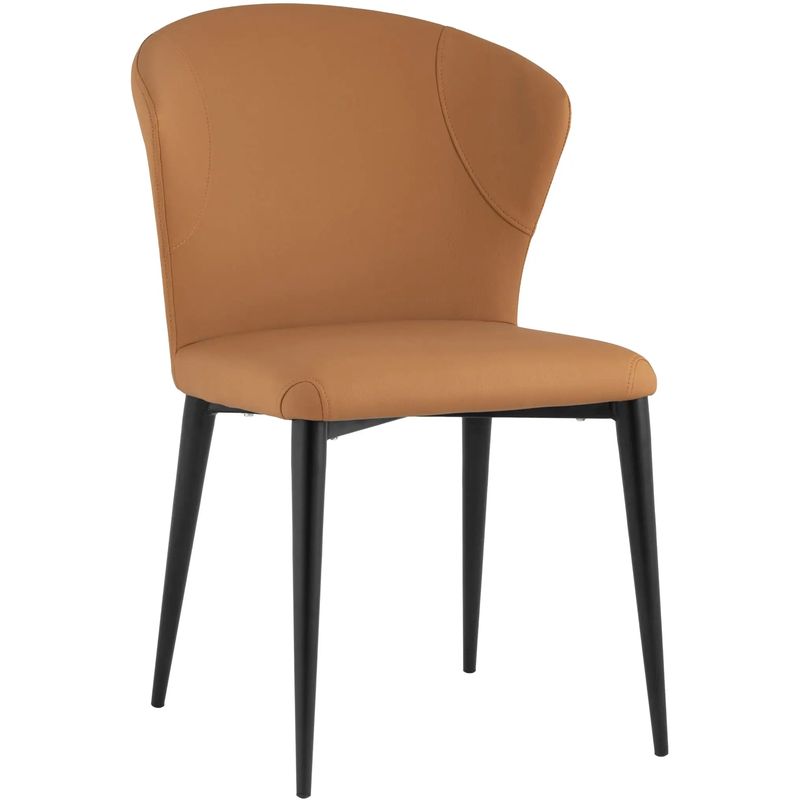 Стул Enigma Chair Оранжевая Экокожа Оранжевый Черный Стул Enigma Chair Оранжевая Экокожа Оранжевый Черный в Грозном | Loft Concept
