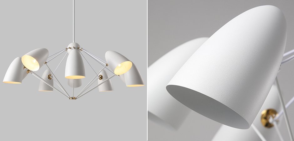 Люстра JLYLITE 10-Light Sputnik Chandelier White Люстра JLYLITE 10-Light Sputnik Chandelier White - Loft-Concept в Грозном