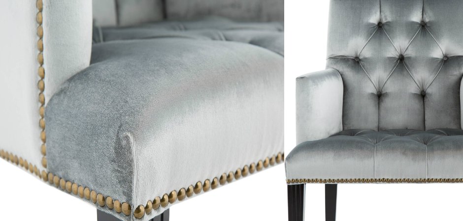 Стул с подлокотниками Parisian Сhic Silver Стул с подлокотниками Parisian Сhic Silver - Loft-Concept в Грозном