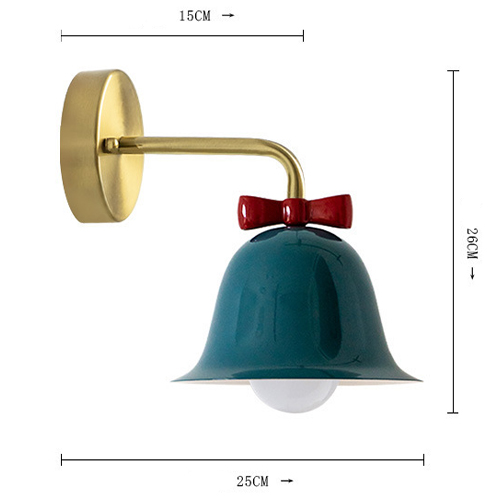 Бра Колокольчик Bell with Bow Deep Blue Wall Lamp Темно-синий в Грозном
