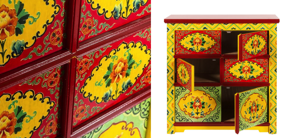 Комод в китайском стиле Chinese Multicolor Комод в китайском стиле Chinese Multicolor - Loft-Concept в Грозном