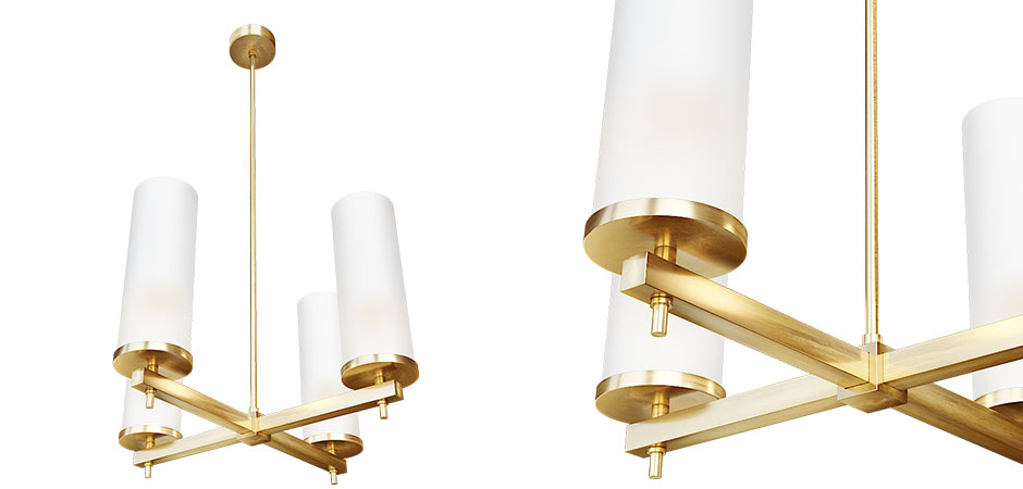 Люстра Дизайнерская Candle Holder 4 лампы Люстра Дизайнерская Candle Holder 4 лампы - Loft-Concept в Грозном