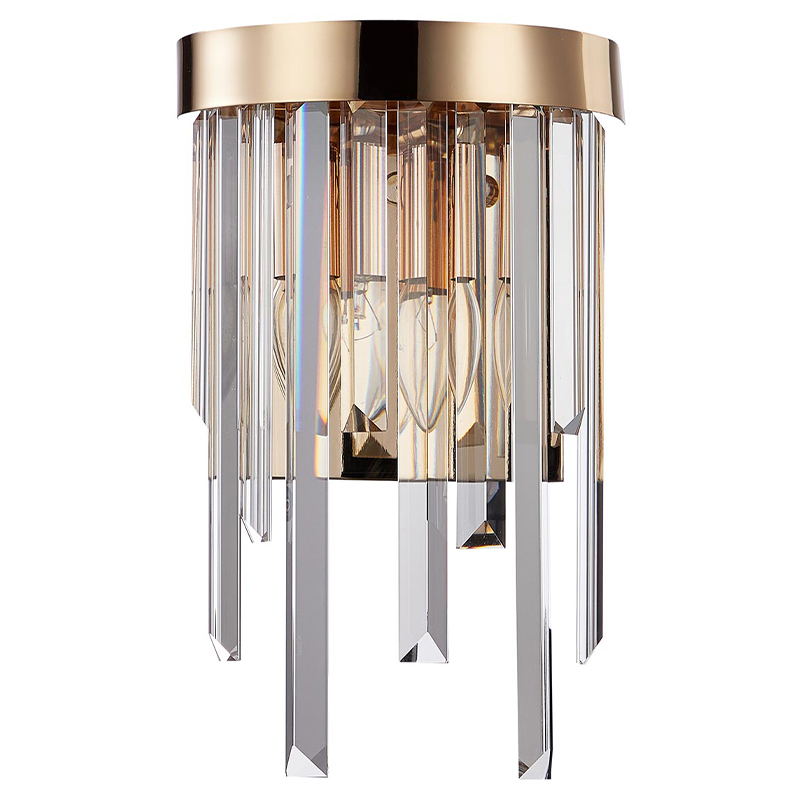 Бра Bennett Wall Lamp gold Золотой Прозрачный Бра Bennett Wall Lamp gold Золотой Прозрачный в Грозном | Loft Concept