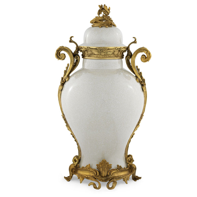 Ваза Eichholtz VASE ARMAND Кремовый Золотой Ваза Eichholtz VASE ARMAND Кремовый Золотой в Грозном | Loft Concept