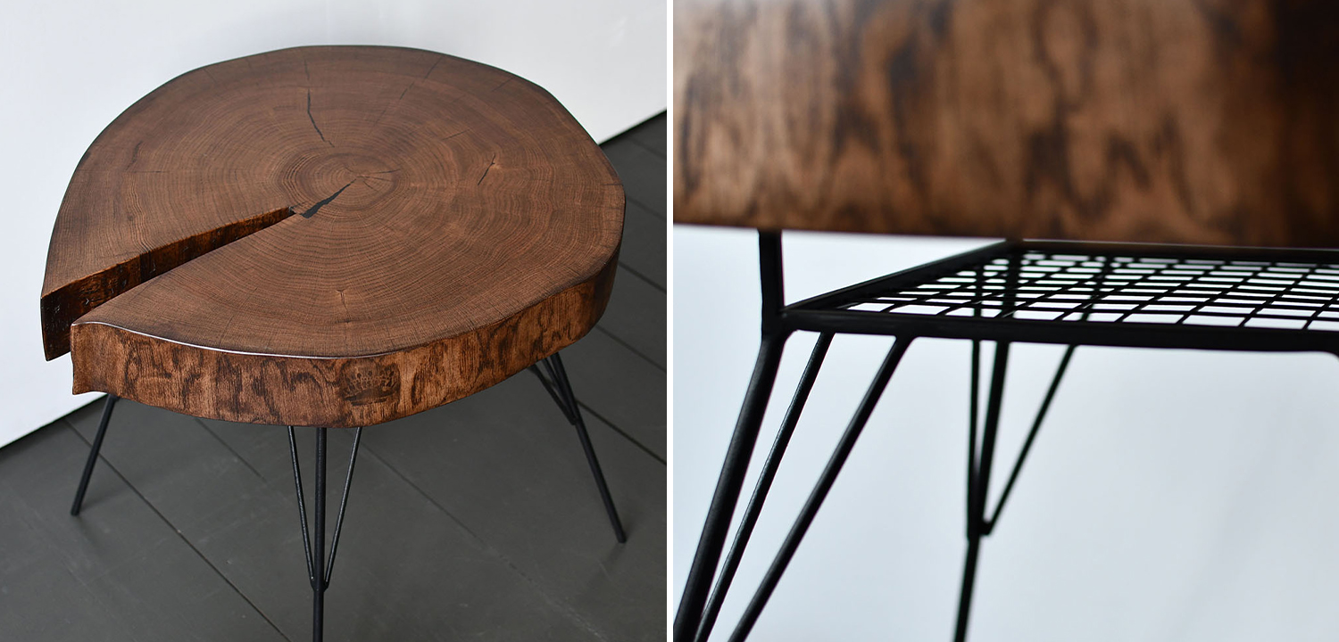 Кофейный стол Bains Industrial Metal Rust Coffee Table - фото №1