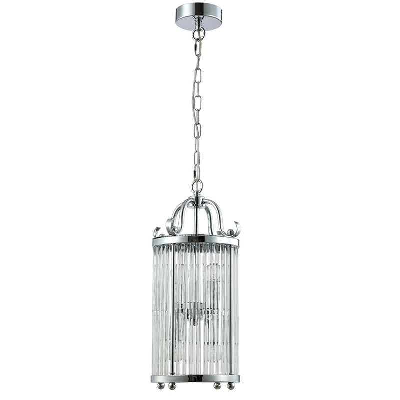 Подвесной светильник Gorden Chrome Hanging Lamp Прозрачное Стекло Хром Подвесной светильник Gorden Chrome Hanging Lamp Прозрачное Стекло Хром в Грозном | Loft Concept