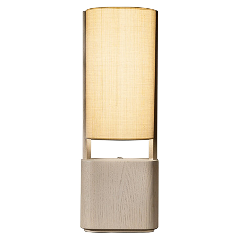 Настольная лампа Raulf Table Lamp Бежевый Белый Настольная лампа Raulf Table Lamp Бежевый Белый в Грозном | Loft Concept