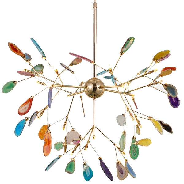 Люстра Agate Multicolor Глянцевое золото Люстра Agate Multicolor Глянцевое золото в Грозном | Loft Concept