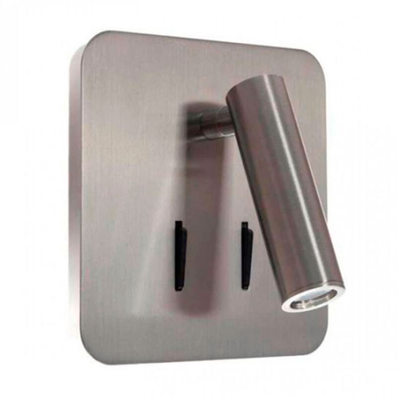 Бра Chelsom WALL LED DOCK Silver Square Серебряный Бра Chelsom WALL LED DOCK Silver Square Серебряный в Грозном | Loft Concept