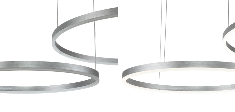 Подвесной светильник Neo Circles Double Silver Подвесной светильник Neo Circles Double Silver - Loft-Concept в Грозном