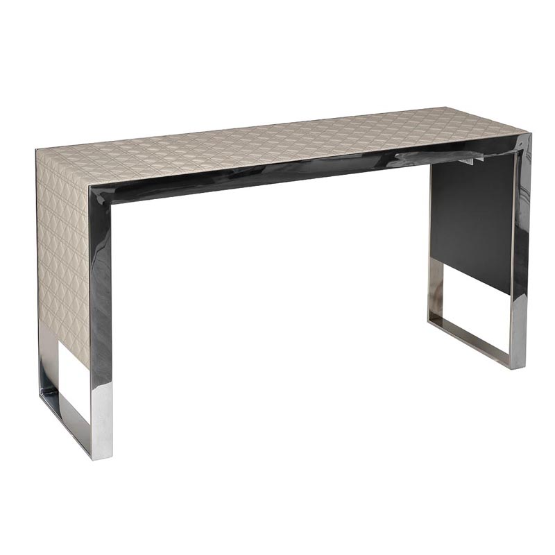 Консоль Lemar Console eco leather Кремовый Консоль Lemar Console eco leather Кремовый в Грозном | Loft Concept