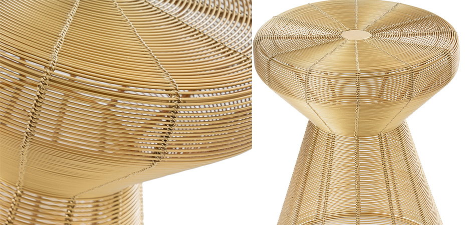 Приставной столик Iron Wire Table - Loft-Concept в Грозном